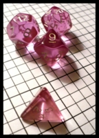 Dice : Dice - Dice Sets - Multi Co Dice Pack Purple with White Numerals Transparent Incomplete 6D 8D - Ebay 2010